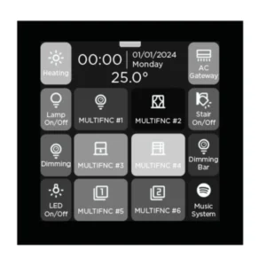 iX3 4" KNX Touch Panel Black